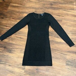 French connection long sleeve sparkly dress